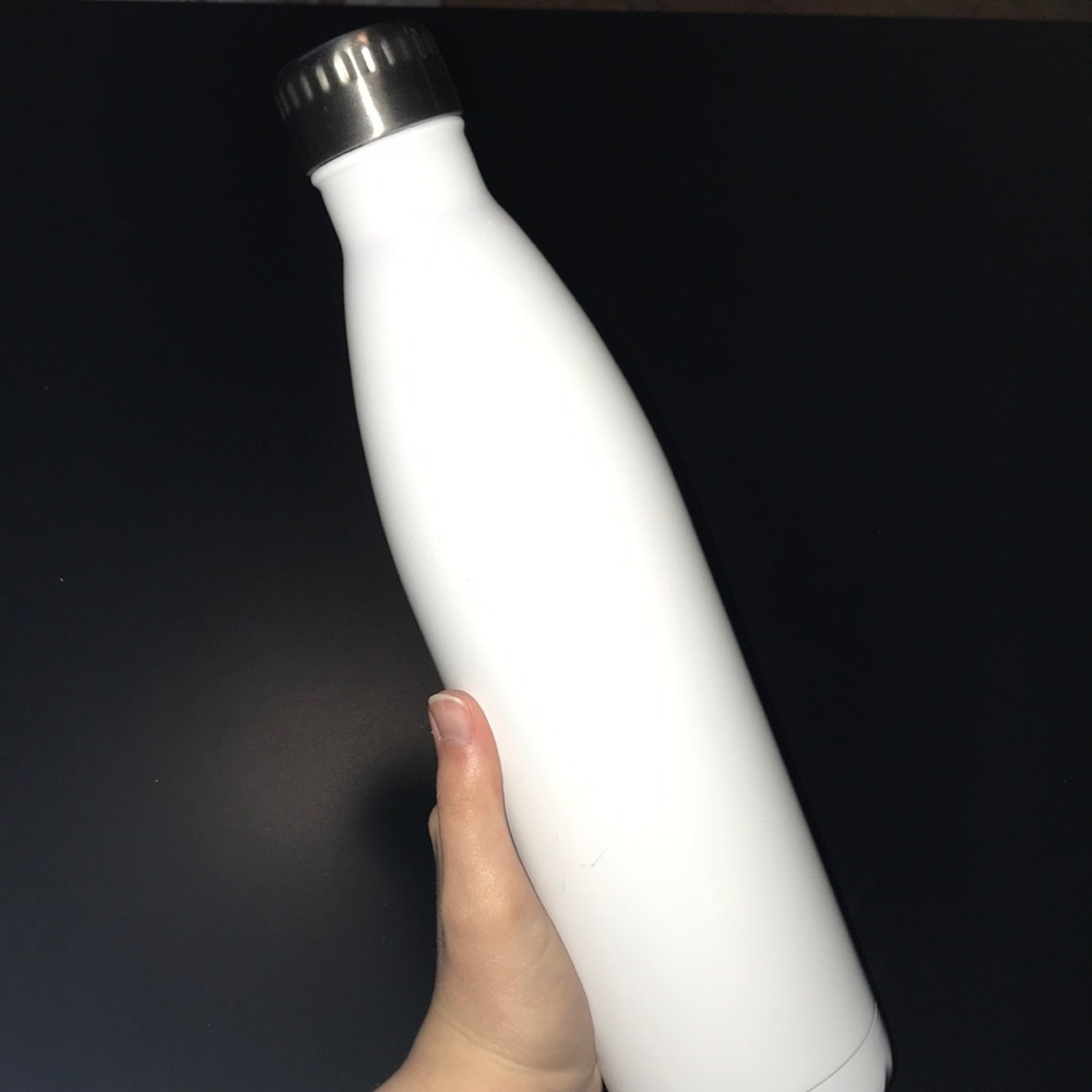 New White VSCO Thermos